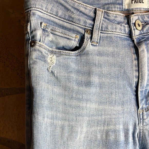 Paige Genevieve 1” Hem Distressed Jeans 🫶 - Picture 14 of 16